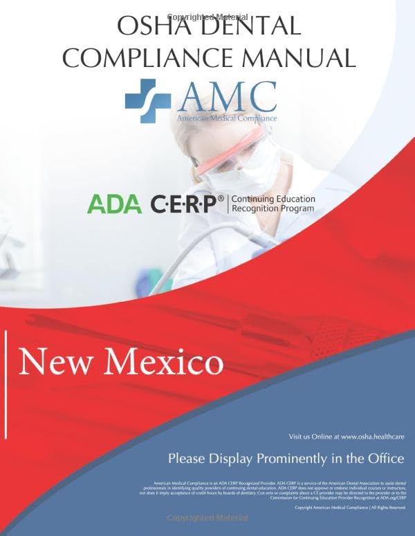 OSHA Dental Compliance Manual: New Mexico — cover