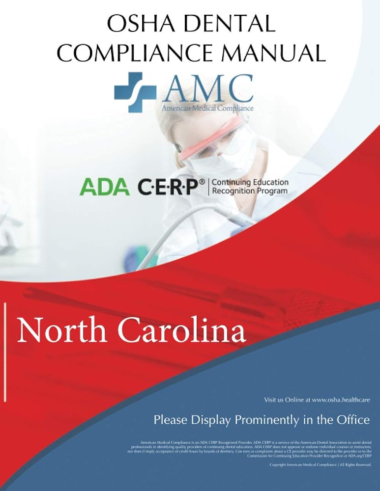 OSHA Dental Compliance Manual: North Carolina — cover